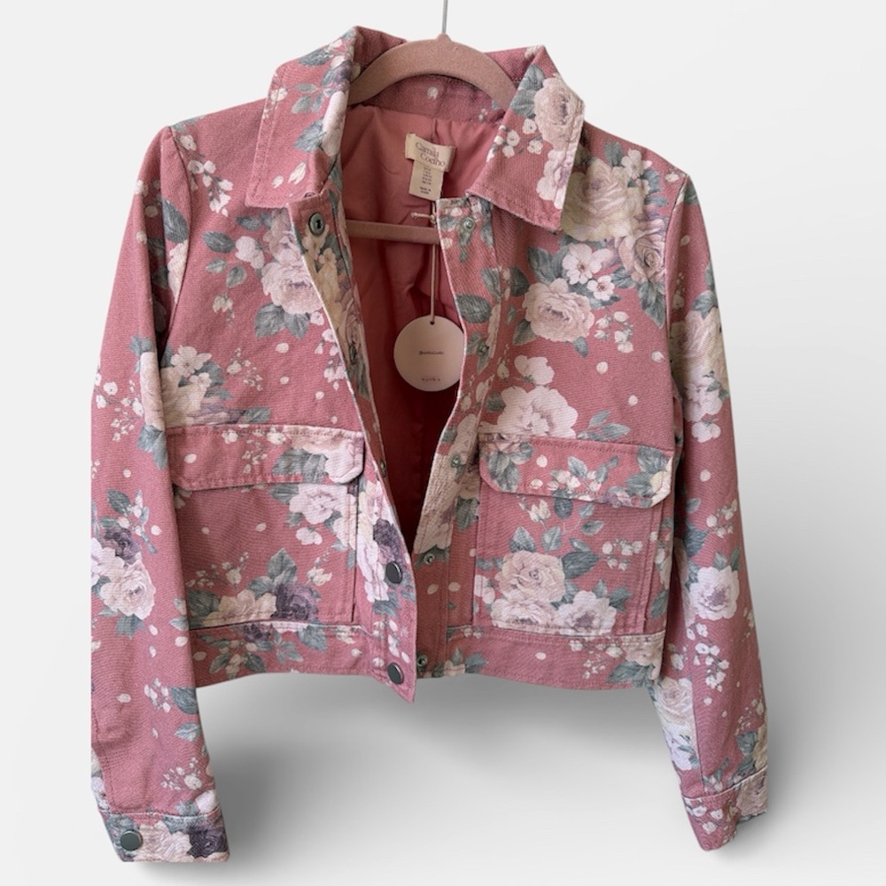 🌸🌼🌸 Camila Coelho cropped denim jacket size 6 US